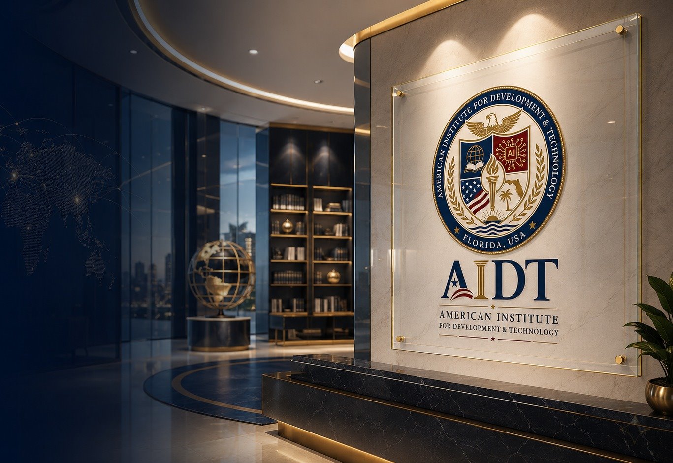 AIDT institutional environment representing American professional education