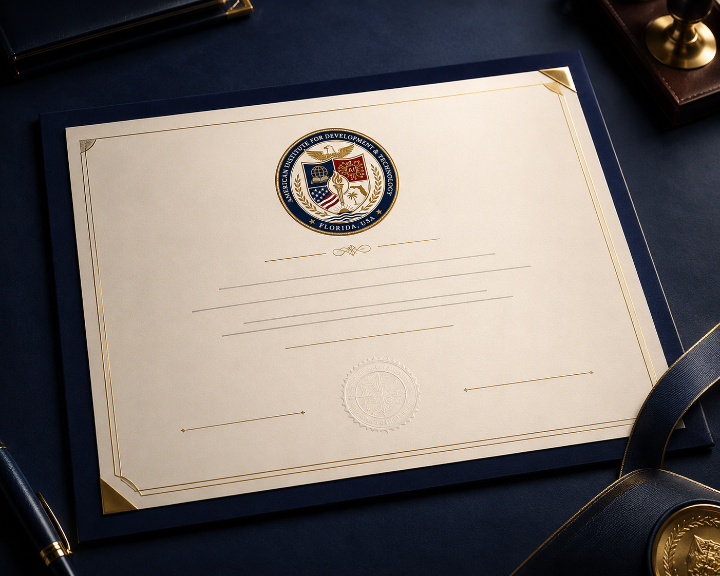 AIDT Career Core certificate of completion preview