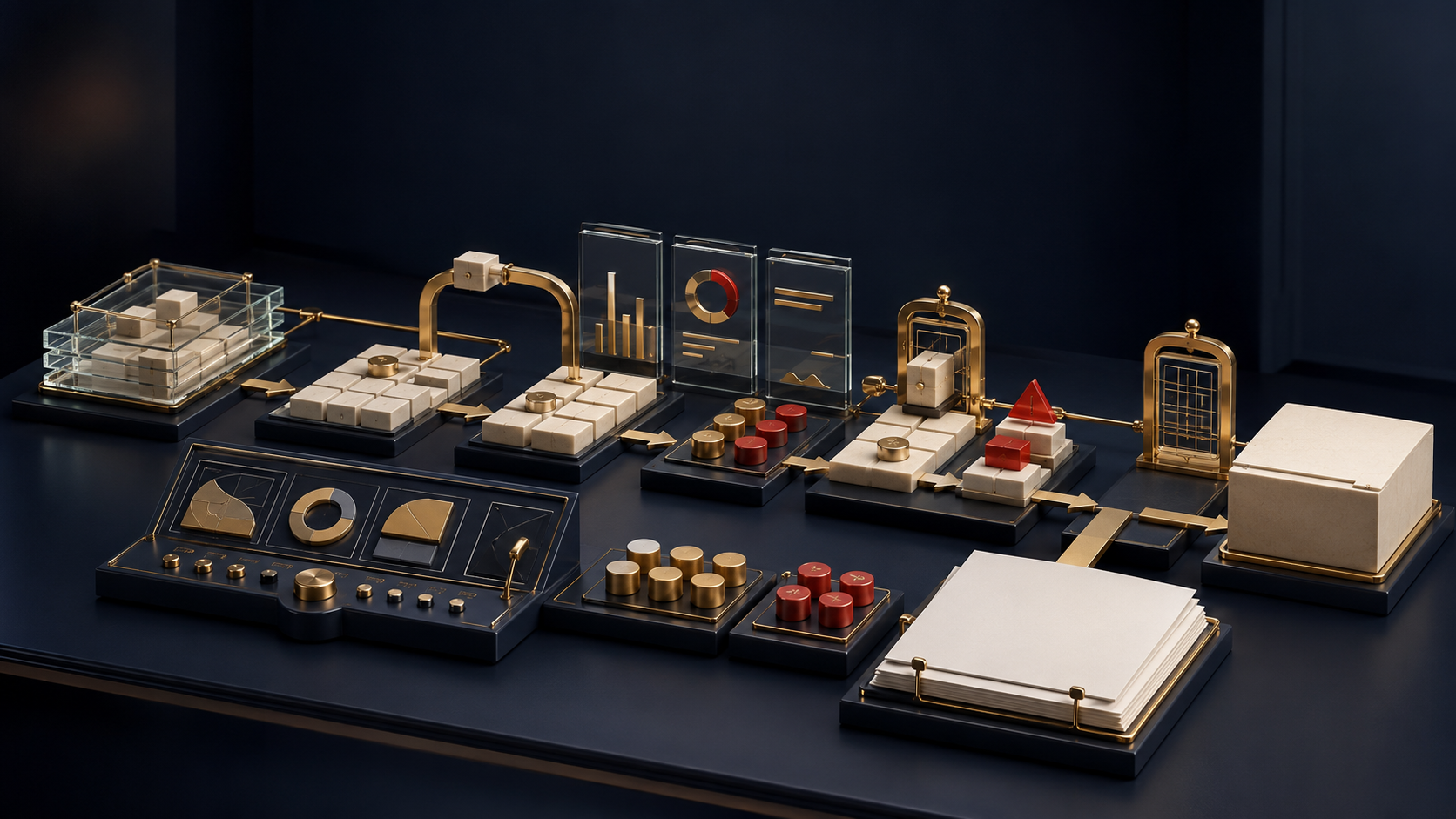 Project coordination and business operations portfolio scene